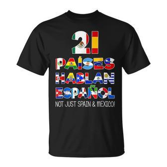 Hispanic Heritage Month Spanish Speaking Countries T-Shirt | Mazezy