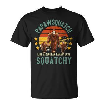 Papawsquatch Like A Papaw Just Way More Squatchy Father Day Unisex T-Shirt | Mazezy