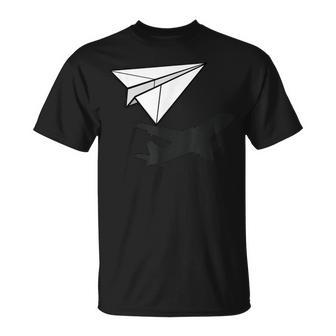 Paper Airplane Novelty Paper Airplane T-Shirt | Mazezy
