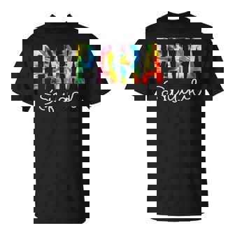 Para Squad Tie Dye Appreciation Day Hello Back To School T-shirt - Thegiftio