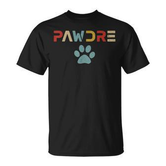 Pawdre Cat Dad Fathers Day Lover Unisex T-Shirt - Seseable