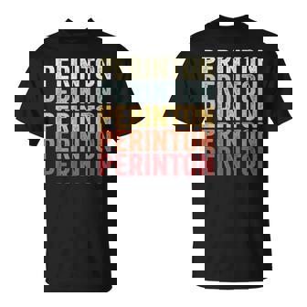 Perinton New York Perinton Ny Retro Vintage Text T-Shirt | Mazezy