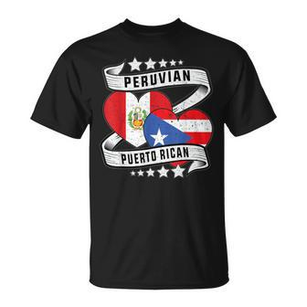 Peruvian Puerto Rican Half Peruvian Half Puerto Rican T-Shirt - Monsterry CA