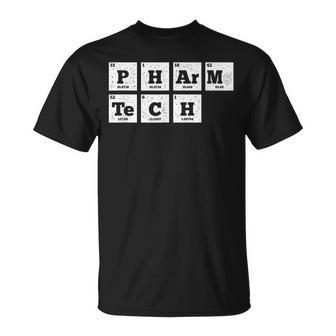 Pharmacy Tech Pharm Tech Periodic Table Elements T-Shirt | Mazezy