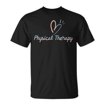 Physical Therapy Physical Therapist Pt Physiotherapy T-Shirt | Mazezy