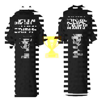 Pickleball Champion Funny Pickleball Trophy Unisex T-Shirt | Mazezy