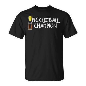 Pickleball Champion T Unisex T-Shirt | Mazezy