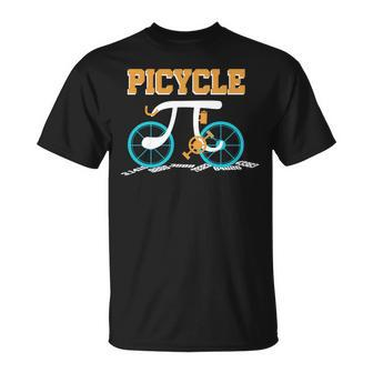 Picycle Bike Nerd Birthday Pi Day T-Shirt | Mazezy
