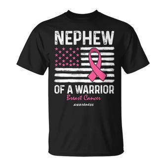 Pink Breast Cancer Nephew Of A Warrior Survivor Support Unisex T-Shirt - Seseable