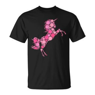 Pink Polka Dot Unicorn International Dot Day T-Shirt - Monsterry DE