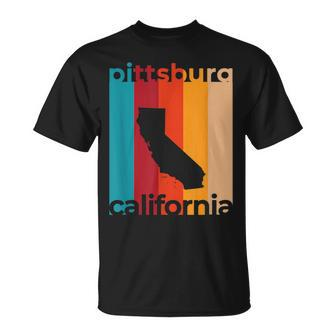 Pittsburg Ca Souvenirs Retro California T-Shirt | Mazezy