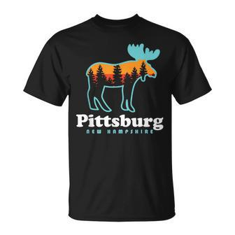 Pittsburg Nh Moose Pittsburg New Hampshire T-Shirt | Mazezy