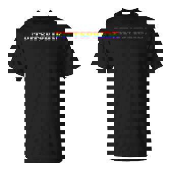 Pittsburgh Pride Crafted For The Lgbtq Community Unisex T-Shirt | Mazezy
