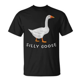 Playful 'Silly Goose' Quirky And Fun T-Shirt | Mazezy