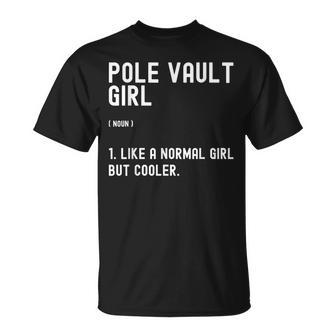 Pole Vault Girl Pole Vaulting Training Polevaulting Vintage Unisex T-Shirt | Mazezy