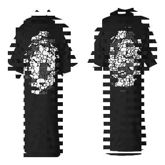 Polka Dot Football Soccer Lover Happy Dot Day Sport Ball T-Shirt | Mazezy