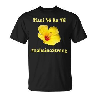 Pray For Maui Hawaii Strong Maui Lahaina Hawaiian Islands T-Shirt - Seseable