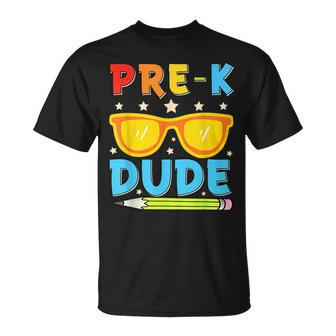 Pre-K Dude Back To School First Day Of Preschool T-Shirt - Monsterry DE