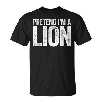 Pretend I'm A Lion Matching Costume T-Shirt | Mazezy