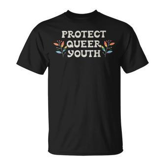 Protect Queer Youth Protect Trans Kids Trans Pride Month Unisex T-Shirt | Mazezy