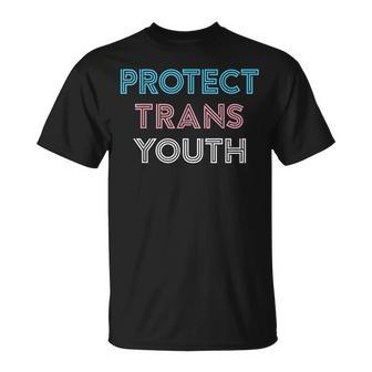 Protect Trans Youth Transgender Lgbt Pride Unisex T-Shirt | Mazezy