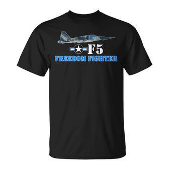 Proud Air Force Fighter Airplane F5 Freedom Fighter Unisex T-Shirt | Mazezy