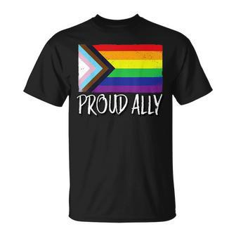 Proud Ally Pride Month Lgbt Transgender Flag Gay Lesbian  Unisex T-Shirt