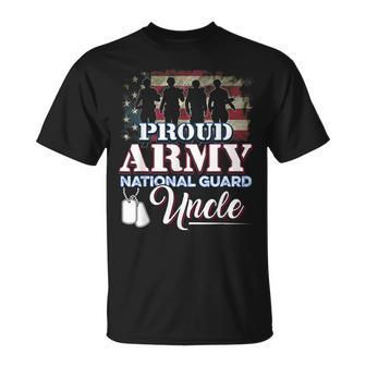 Proud Army National Guard Uncle Veteran Unisex T-Shirt | Mazezy