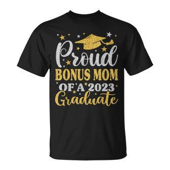 Proud Bonus Mom Of A 2023 Graduate Senior 2023 Graduation T-shirt - Thegiftio UK