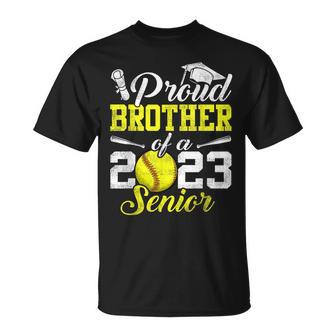 Proud Brother Of A Class Of 2023 Graduate Softball T-shirt - Thegiftio UK