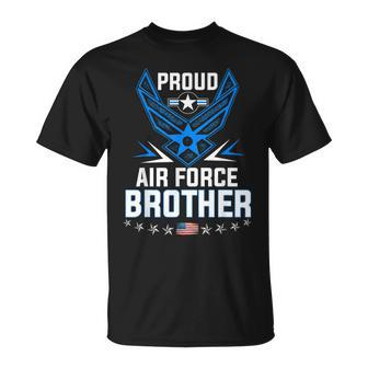 Proud Brother Us Air Force Stars Air Force Family Party Unisex T-Shirt | Mazezy