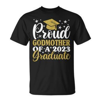 Proud Godmother Of A 2023 Graduate Graduation T-shirt - Thegiftio