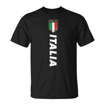 Proud Italian - Italia Design - Italian Soccer Jersey Style Unisex T-Shirt | Mazezy