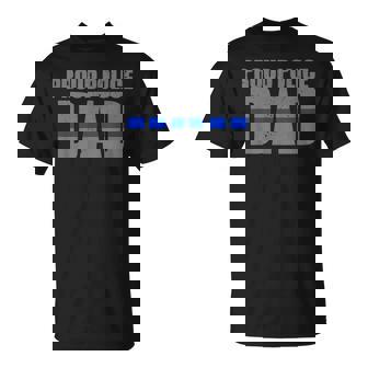 Proud Police Dad Police Officer T-Shirt | Mazezy