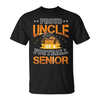 Proud Uncle Of A Football Senior 2023 Funny Graduation 2023 Unisex T-Shirt | Mazezy