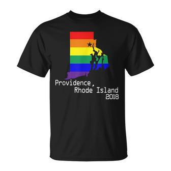 Providence Rhode Island 2018 Lgbt Pride Gay Pride Unisex T-Shirt | Mazezy AU