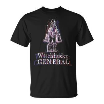 Psychadelic Matthew Hopkins Witchfinder General General T-Shirt | Mazezy