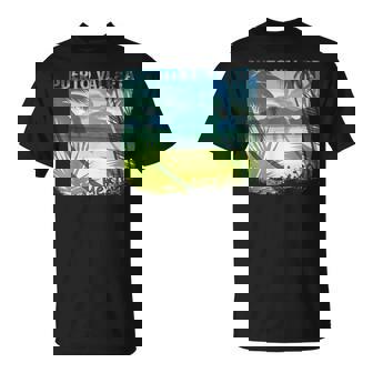 Puerto Vallarta Beach Summer Matching Family Palms Tree Summer Funny Gifts Unisex T-Shirt | Mazezy