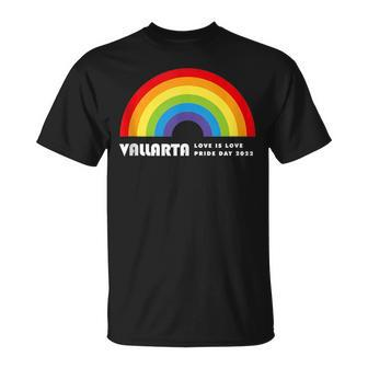 Puerto Vallarta Mexico Gay Pride Parade Support Unisex T-Shirt | Mazezy