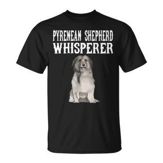 Pyrenean Shepherd Wisperer Dog Lover T-Shirt | Mazezy