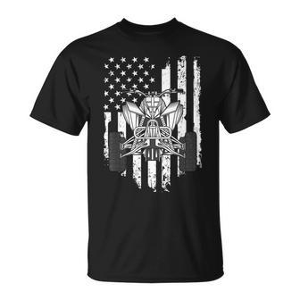Quad Biker Usa America Flag Gift Four Wheeler Atv Quad Bike Unisex T-Shirt | Mazezy