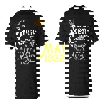 Queens Are Born In May 1932 86Th Birthday Gift Unisex T-Shirt | Mazezy