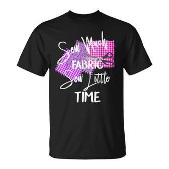 Quilting Diva Funny Sewing Fabric Quote Unisex T-Shirt | Mazezy