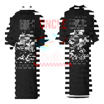 Race Car Birthday Party Racing Family Uncle Pit Crew Funny Gifts For Uncle Unisex T-Shirt | Mazezy