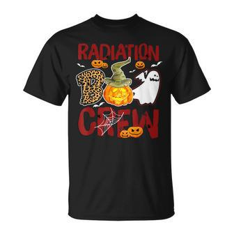 Radiation Boo Crew Halloween Radiation Therapist Matching T-Shirt | Mazezy