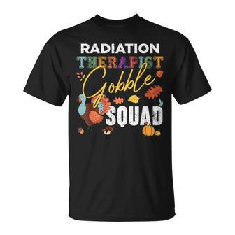 Radiation Therapist Gobble Squad Thanksgiving Matching T-Shirt - Seseable