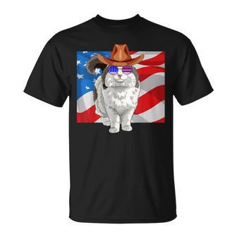 Ragamuffin Cat 4Th Of July Usa Patriotic American Flag T-Shirt | Mazezy
