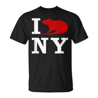 I Rat Ny I Love Rats New York T-Shirt - Seseable