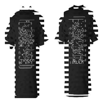 Reader Tarot Card Reading Book Tarot Card Author Writer Reading Funny Designs Funny Gifts Unisex T-Shirt | Mazezy