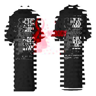 Red Ribbon Survivor Congestive Heart Failure Awareness T-Shirt | Mazezy